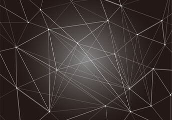 スタイリッシュな幾何学な多面体の背景素材