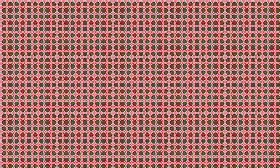Obraz premium Colorful Seamless Circles Pattern with Radial Geometric Motifs