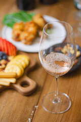 glass of wine