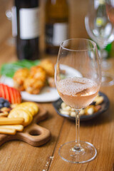 wine and cheese