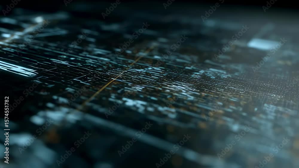 Poster artistic angle of a quantum computers control panel featuring glowing interfaces and dynamic energy 