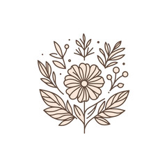 Abstract geometric design featuring curved lines and shapes in pastel colors on a white background