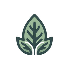 Stylized deer head illustration with intricate antlers on a dark green background, ideal for nature-themed designs