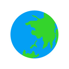 Earth Globe Vector Illustration