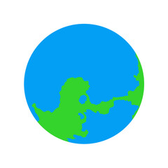 Earth Globe Vector Illustration
