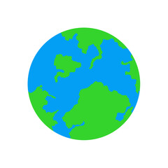 Earth Globe Vector Illustration
