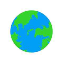 Earth Globe Vector Illustration