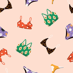 Swimwear seamless pattern