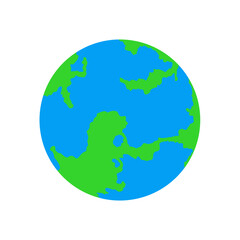 Earth Globe Vector Illustration