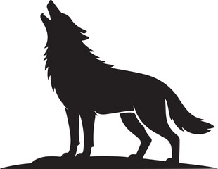 forest animals silhouette vector illustration design