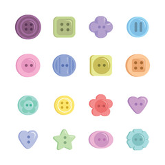 sewing buttons for clothes. Vector Illustration for printing, backgrounds, covers and packaging. Image can be used for greeting cards, posters, stickers and textile. Isolated on white background.