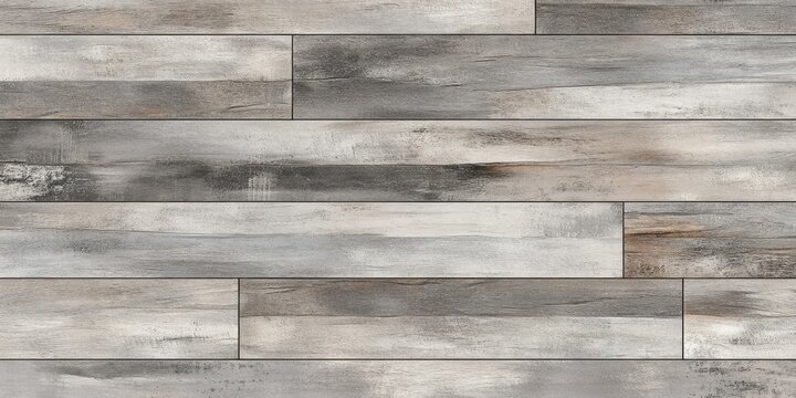 Detailed gray wood plank floor design. - Powered by Adobe