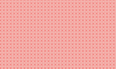 Seamless Circles Pattern with Intersecting Geometric Line Design