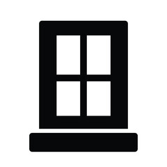 Window frame icon design template