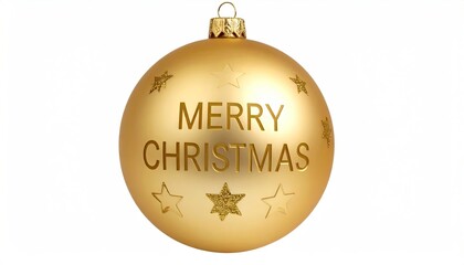 Gold Christmas Ornament