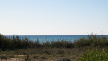 The coastal area around the city of Vada, Tuscany Italy.