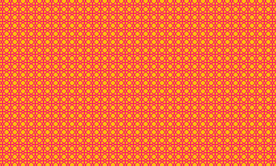 Seamless Circles Pattern with Intersecting Geometric Line Design