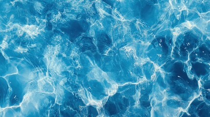 Fototapeta premium Detailed view of textured water surface.