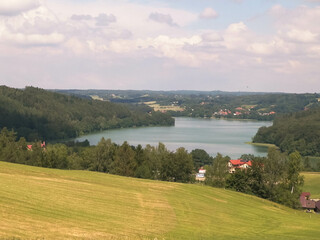 Amazing landscape of Kashubia. Poland