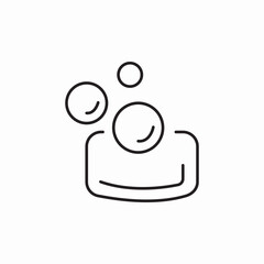 soap foam icon sign vector