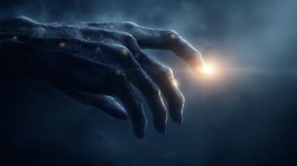 Cinematic 3D Illustrations of Extraterrestrial Life, Mysterious Aliens, and Futuristic UFO Spaceships in Dark Atmospheric Sci-Fi Worlds for Concept Art, Posters, and Digital Storytelling