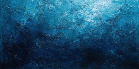 Obraz premium Textured blue background with deep shades.