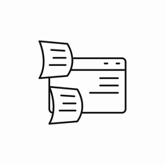 web analytics metrics icon sign vector