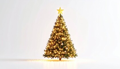 Illuminated Christmas tree