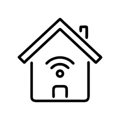 Smart home line icon