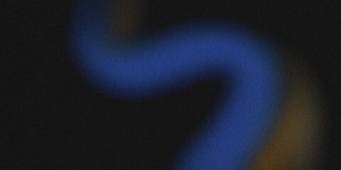 A mesmerizing swirl of deep blue and warm orange hues dances against a dark backdrop, creating an ethereal and abstract composition.