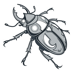 vector illustration of a bug