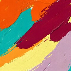 painting design from a combination of various colors into a beautiful work