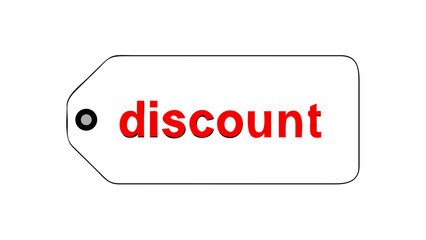 Find discount prices and special offers online with this discount tag image