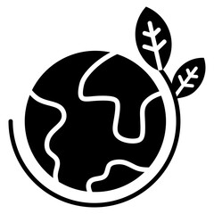 Sustainability Glyph Icon