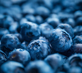 blueberries close up