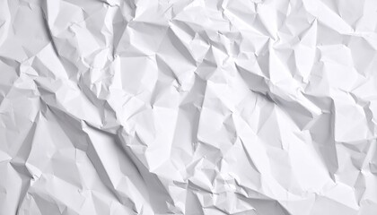 Obraz premium Crumpled white paper texture (1)