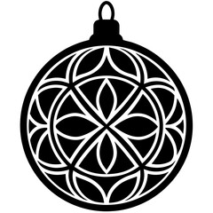 Ornament ball icon  perfect for holiday projects, seasonal designs, and microstock downloads in vector format.
