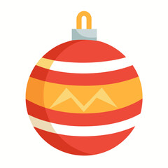 Ornament ball icon  perfect for holiday projects, seasonal designs, and microstock downloads in vector format.
