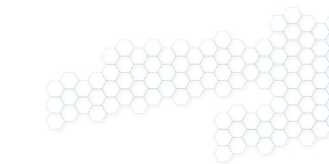 Abstract geometric white grid emboss hexagonal background. Luxury white pattern with hexagons. Seamless background. Abstract honeycomb background.	
