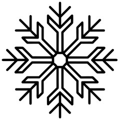Snowflake icon  perfect for holiday projects, seasonal designs, and microstock downloads in vector format.
