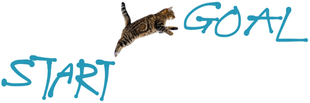 目標達成までのイラスト