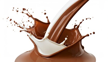 Chocolate milk splash