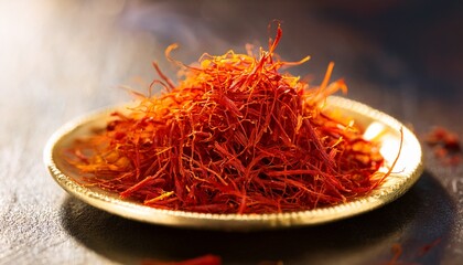 Fototapeta premium dried saffron spice