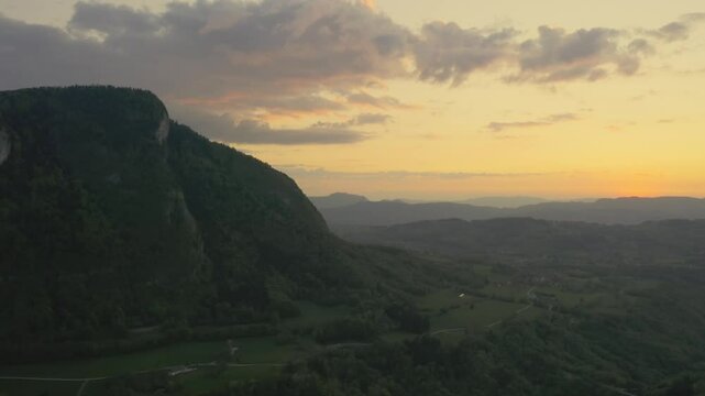 Drone Les Tours Saint Jacques French Alps