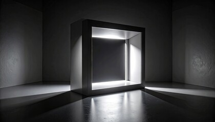 Illuminated square display