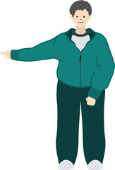 운동복입은 사람