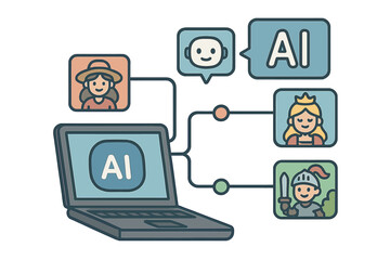 Exploring the interaction between humans and artificial intelligence in a digital environment