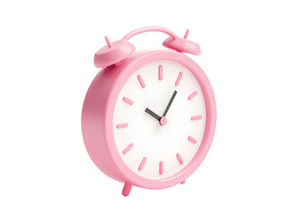 3D icon of a clock, in grey and yellow colors on a white background, with a minimalistic design, simple shapes, and smooth textures