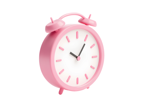 3D icon of a clock, in grey and yellow colors on a white background, with a minimalistic design, simple shapes, and smooth textures - Powered by Adobe