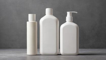 Korean skincare products with clean minimalist packaging, Korean beauty trends showcased in neutral tones, Korean routine perfect for viral beauty content